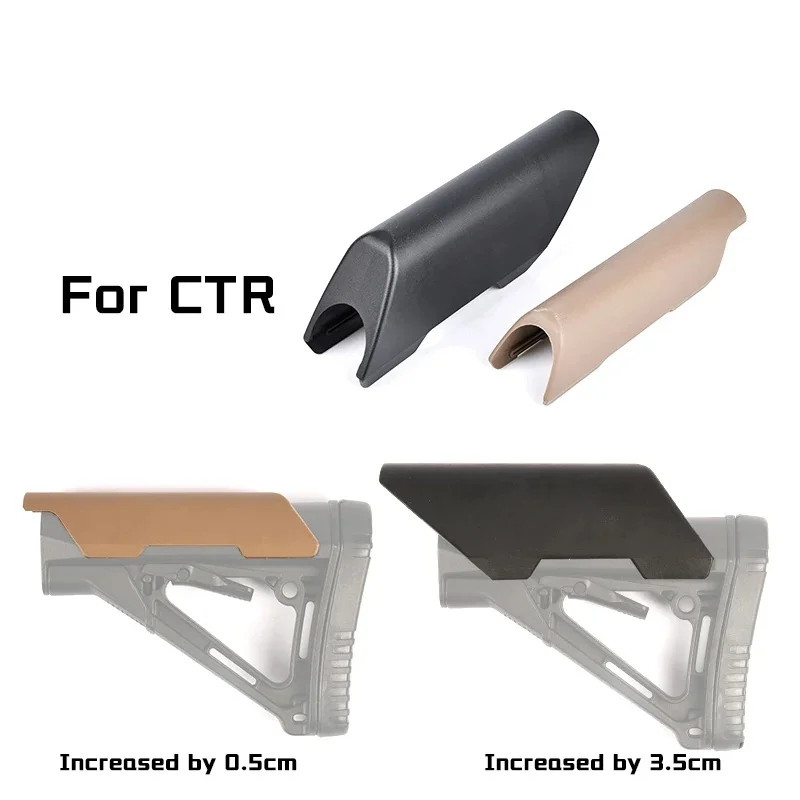 Premium Tactical CTR Cheek Riser Low High Version For Non Gunstock Buttstock AR 15 M4 Stock Enhancer Airsoft Toy Gun Accessories