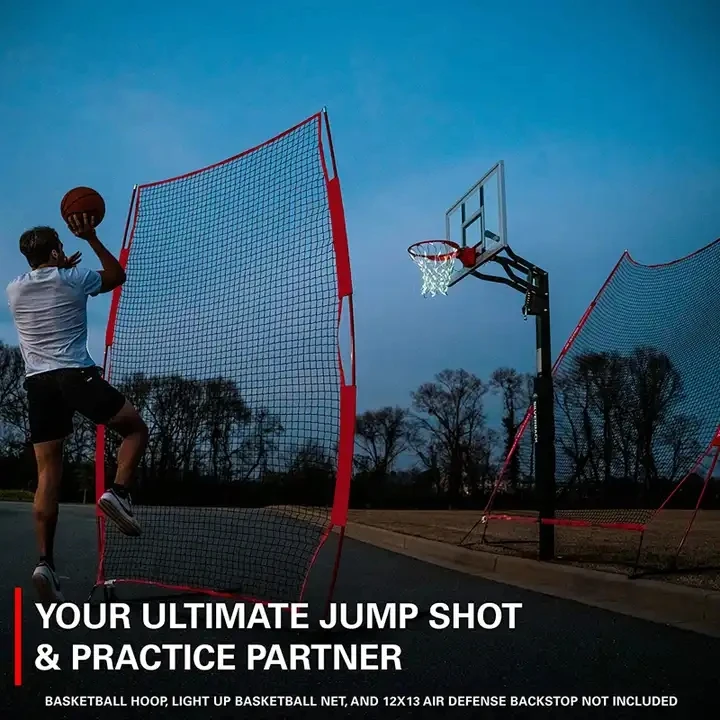 ตาข่ายฝึกซ้อมบาสเกตบอลคุณภาพสูงแบบ OEM/ODM พร้อมตาข่ายรับลูกและตาข่ายกั้น