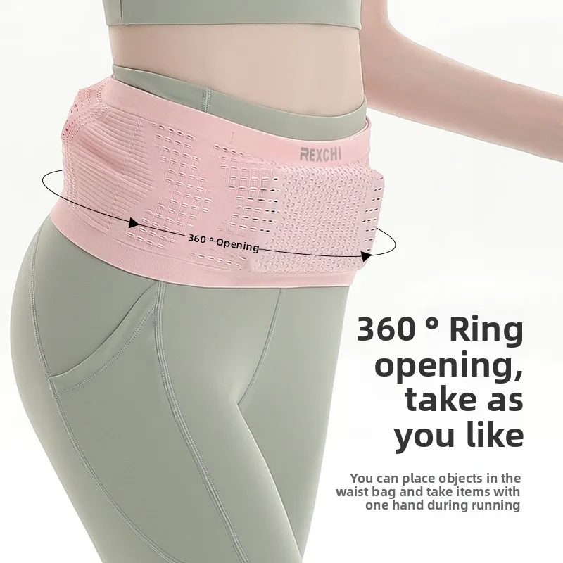 

Спортивная поясная сумка унисекс 2025 года | Дышащий беговой ремень большой емкости — противоскользящая велосипедная сумка для гидратации для пеших прогулок на открытом воздухе