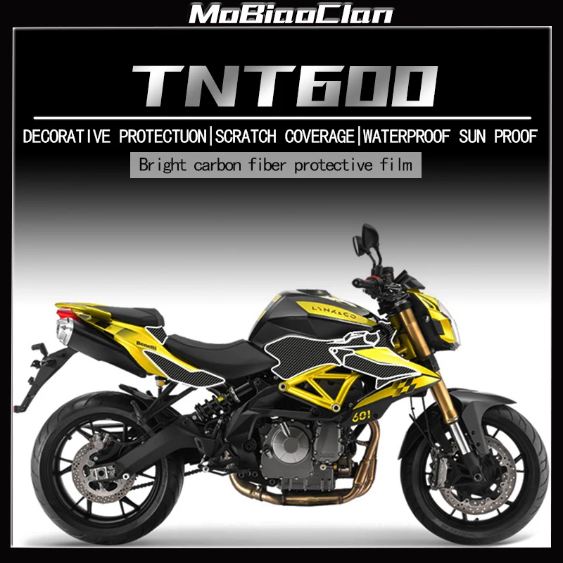 For Benelli TNT600 TNT 600 TNT600i 21 Carbon Fiber Sticker Protective Film Full Body Sticker Film Modification Accessoriets