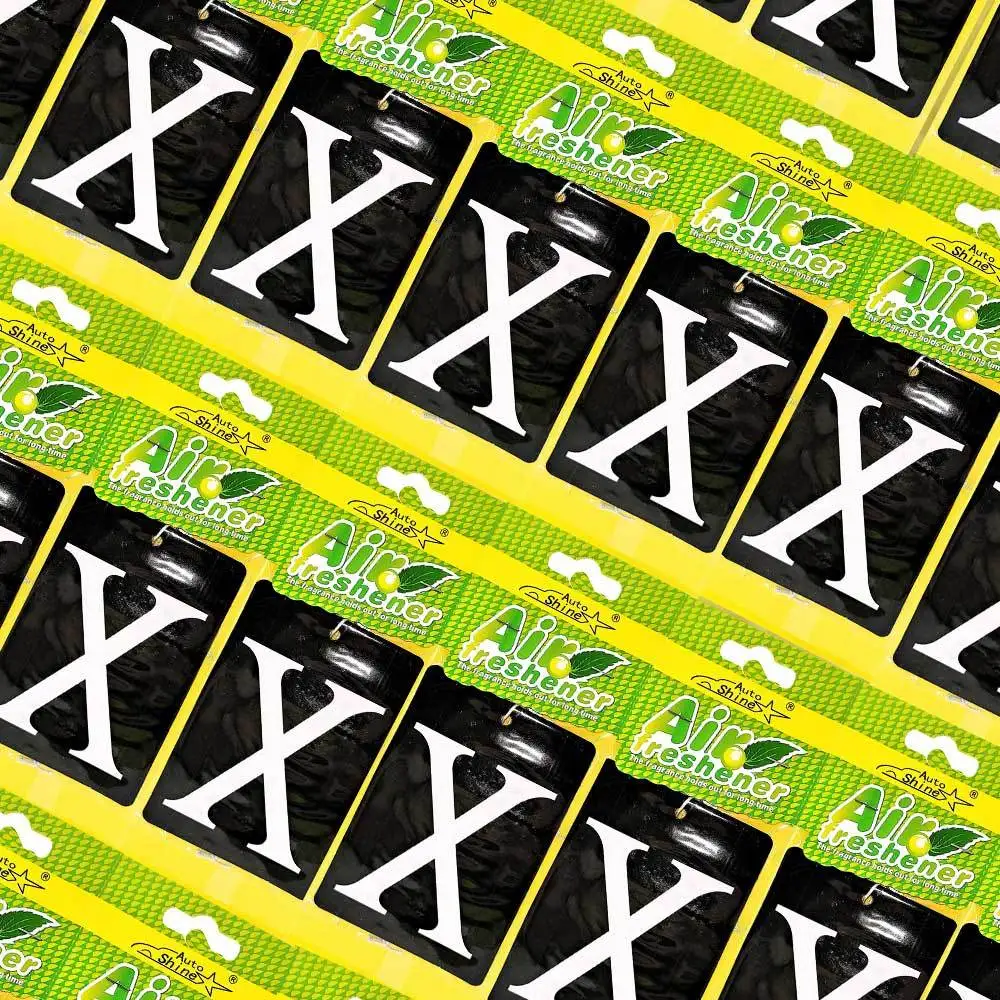 معطر هواء بريميوم بلاك اكس 5/10/20 قطعة، نمط شارع فاخر، تحكم متعدد الاستخدام في الرائحة لخزانة غرفة السيارة