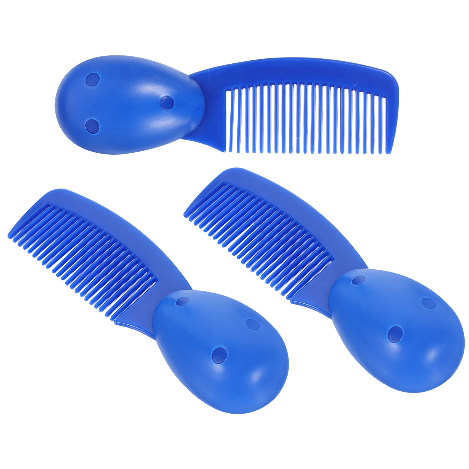 

3 Pcs Small Plastic Combs for Men Women Hair Styling Tools Portable Travel Short H Prison Accessories Safety Combs Pack Hair