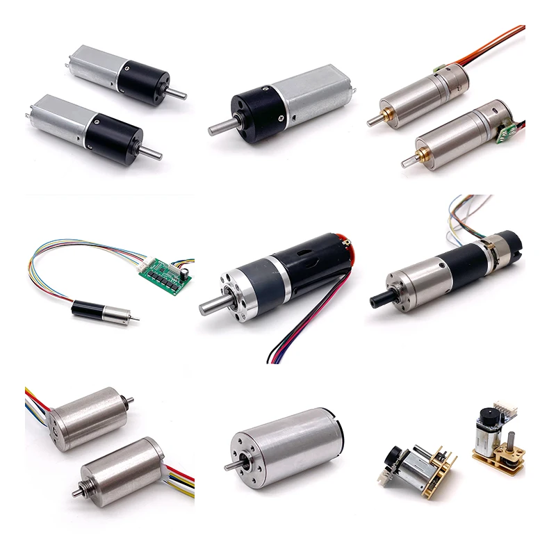 2pcs 6v 12v 24v Micro High Torque Low Rpm 28mm 36mm 42mm Small Electric Brush Brushed Planetary Dc Geared Motor