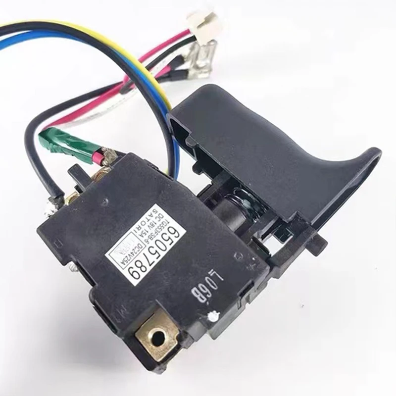 650578-9 Black Switch Trigger For MAKITA HR202D BHR202RFE BHR202D BHR162D HR162D Spare Parts 6505789