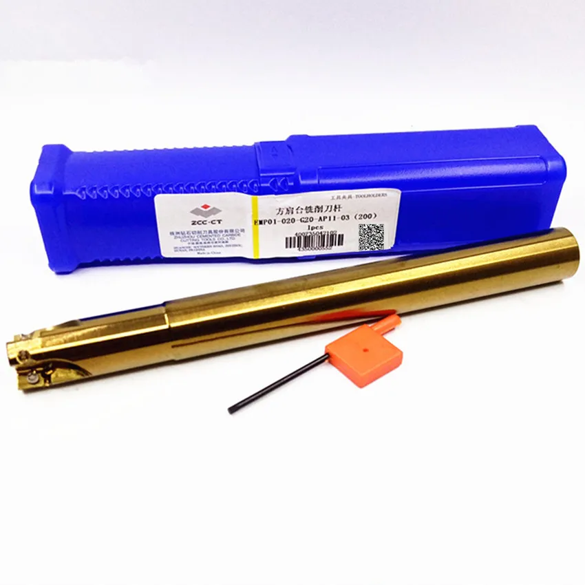 EMP01-020-G20-AP11-03/(160)/(200)/EMP01-020-XP20-AP11-03 EMP01-020 EMP01 ZCC.CT 90° Square shoulder milling cutter rod 1PCS/BOX
