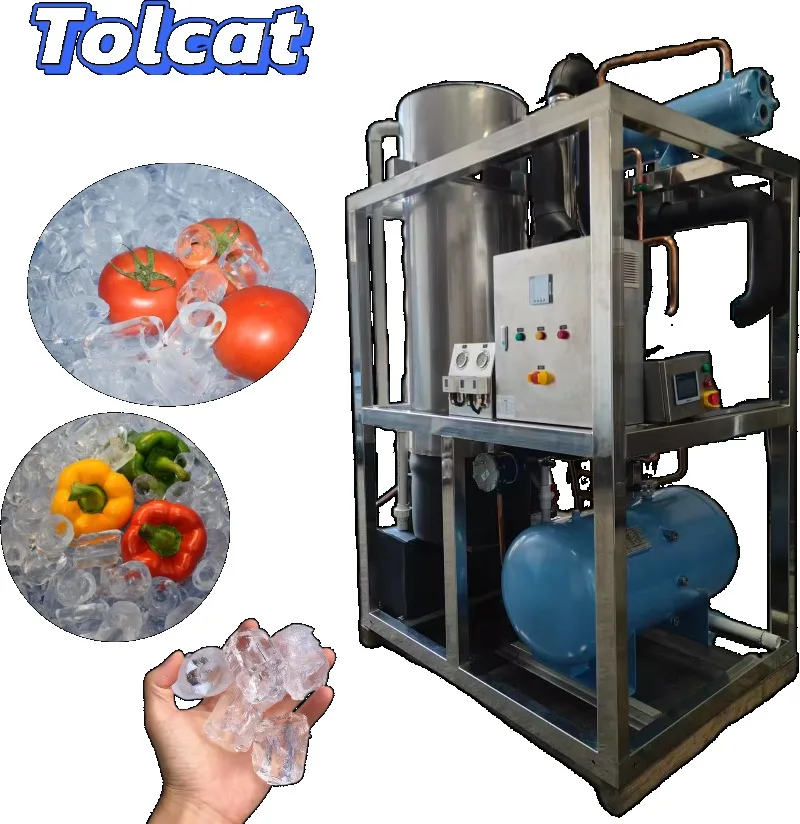 High-efficiency Energy-saving Ice Machine Fully Automaticspecially Designed for Commercial Catering and Food Preservation Tolcat