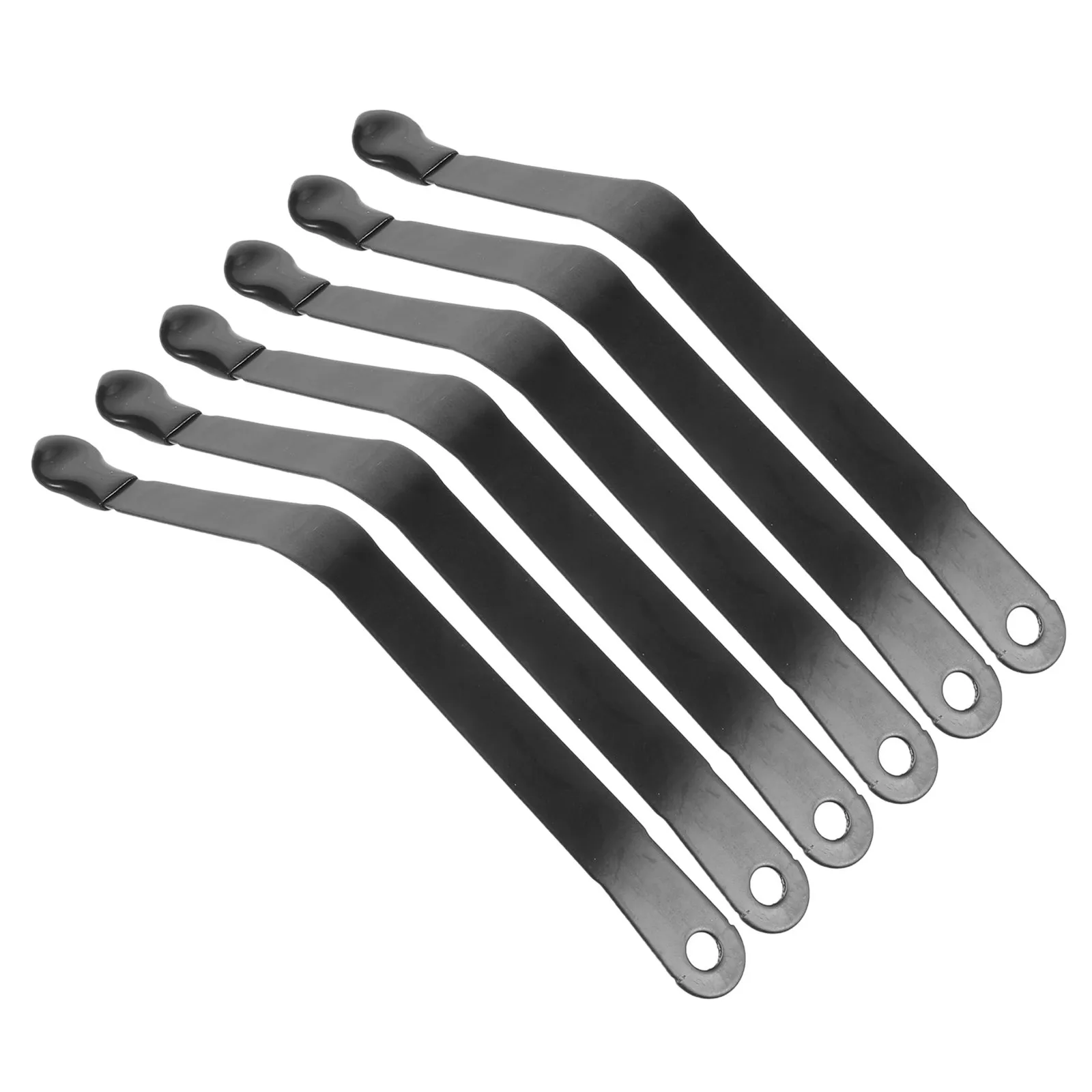 6Sets Adjustable Metal Music Book Clip Spring Pressure Plates for Piano Sheet Music Holder Non-Slip Secure Reading Stand Page