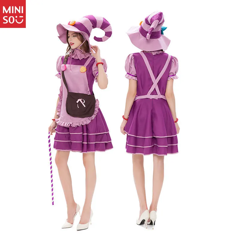 

Miniso French Maid Dress Cosplay, Sexy Cute Lolita Servant Uniform Costume