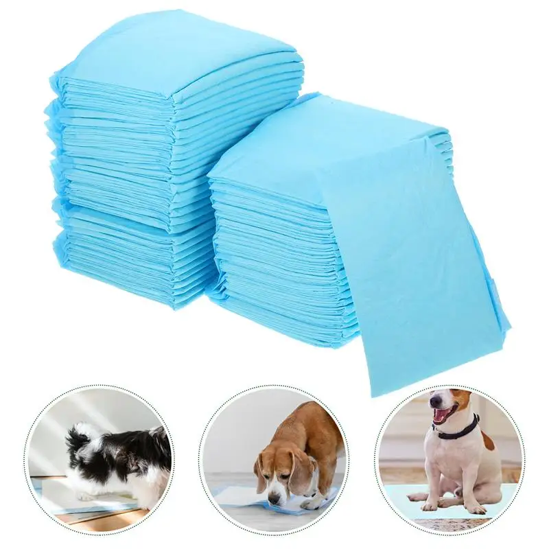 

50pcs 100pcs Super Absorbent And Waterproof Training Pads Pet Training Mats Doggy Pet Pee Pad Disposable Healthy Nappy Mat