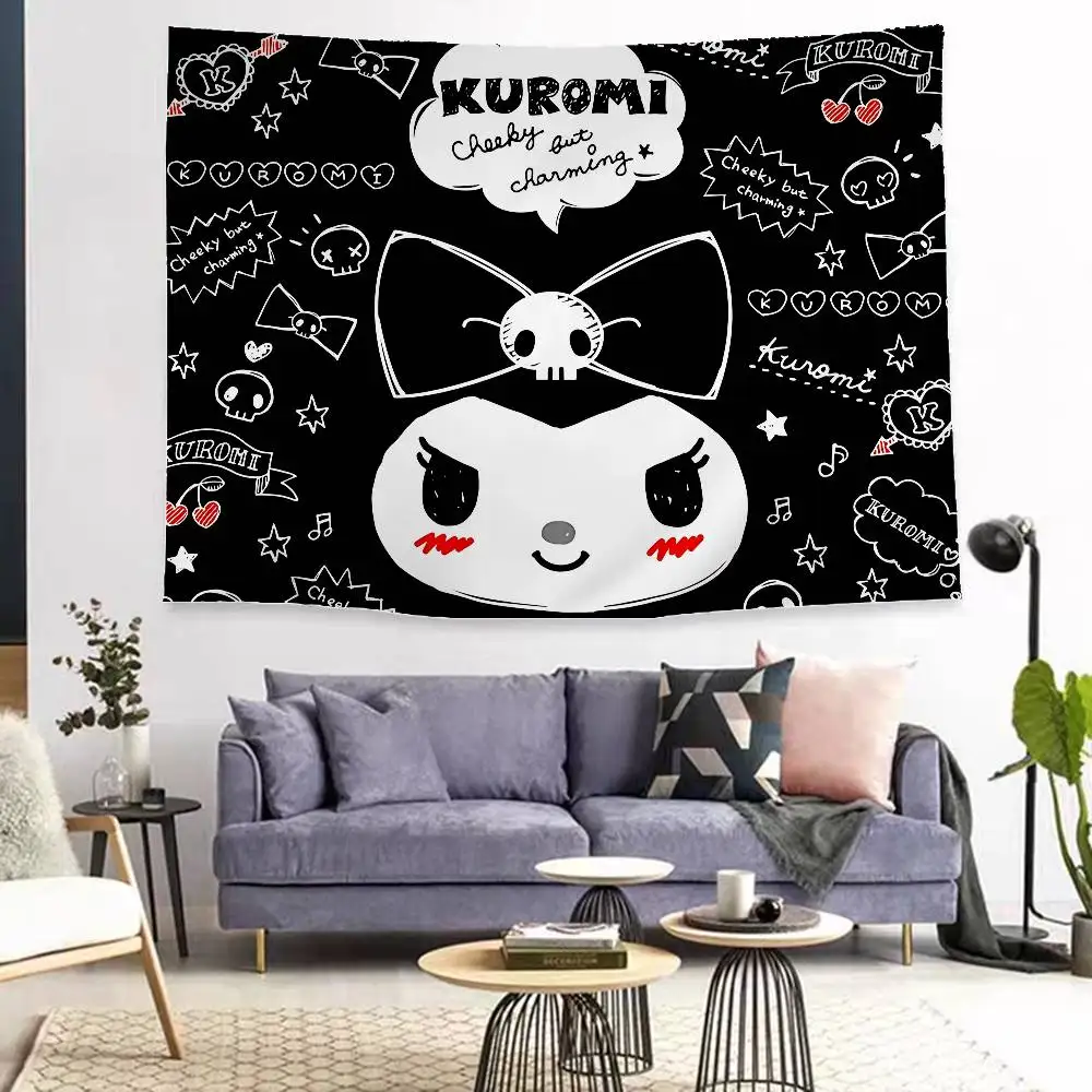 Cartoon K-Kuromis Anime Tapestry Hanging Tarot Hippie Wall Rugs Dorm Home Decor