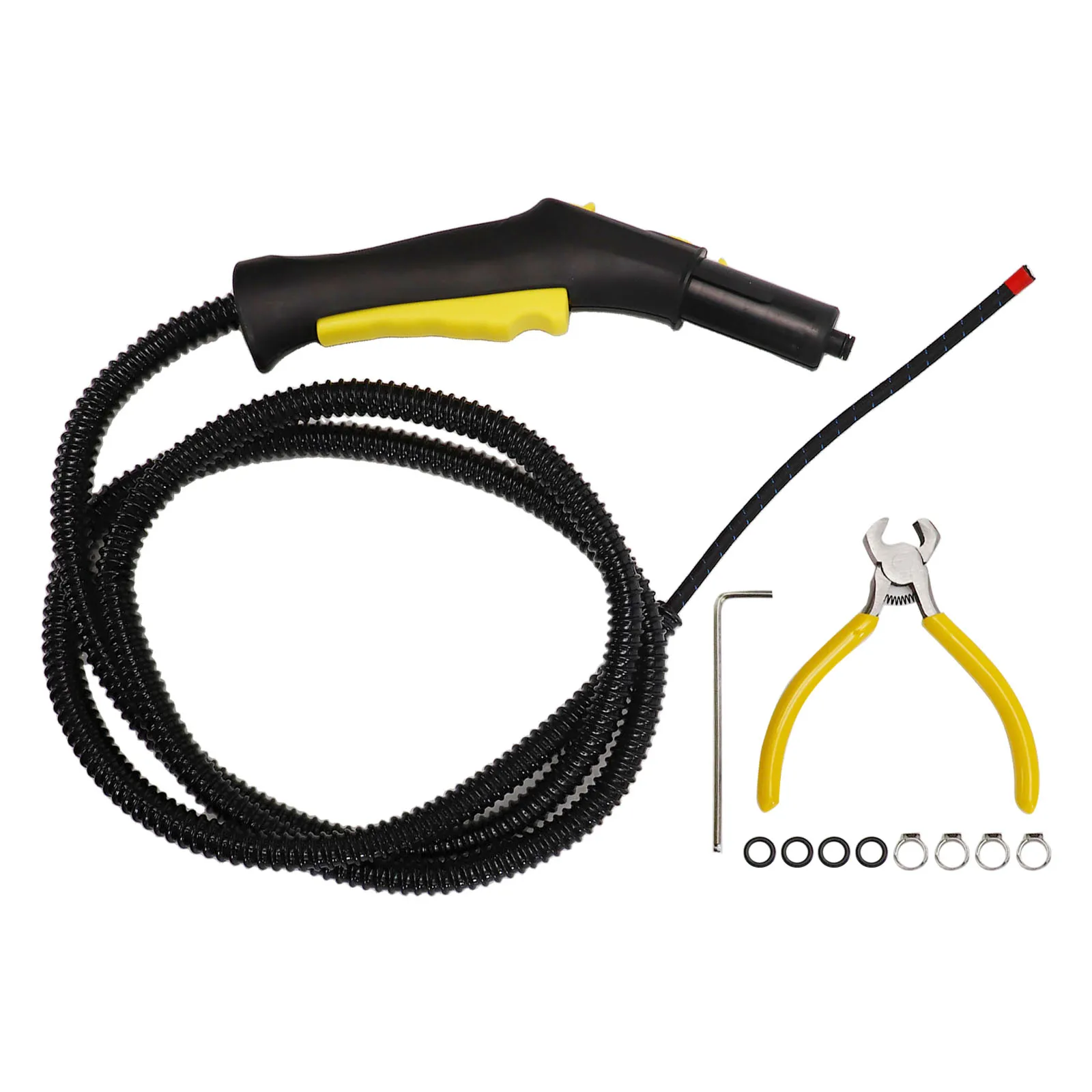 

Cleaning Tasks Steam Cleaner Hose Compatible Steam Cleaner Accessory Cleaning Brush Effortless Stain Removal 1 Set Steam Hose