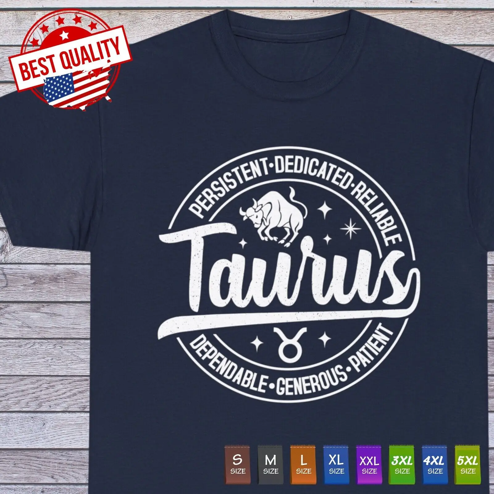 New Personality Taurus Zodiac Sign T Shirt, Horoscope Clothing