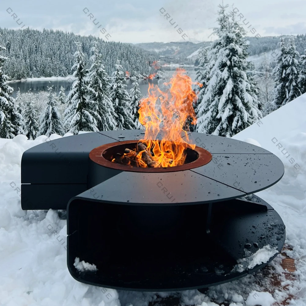 

Огнестойкость для барбекю, дерево/газ/распыление/электронная/алкогольная печь, сердечник, изготовленная на заказ, 1200 мм, отдельно стоящая костра