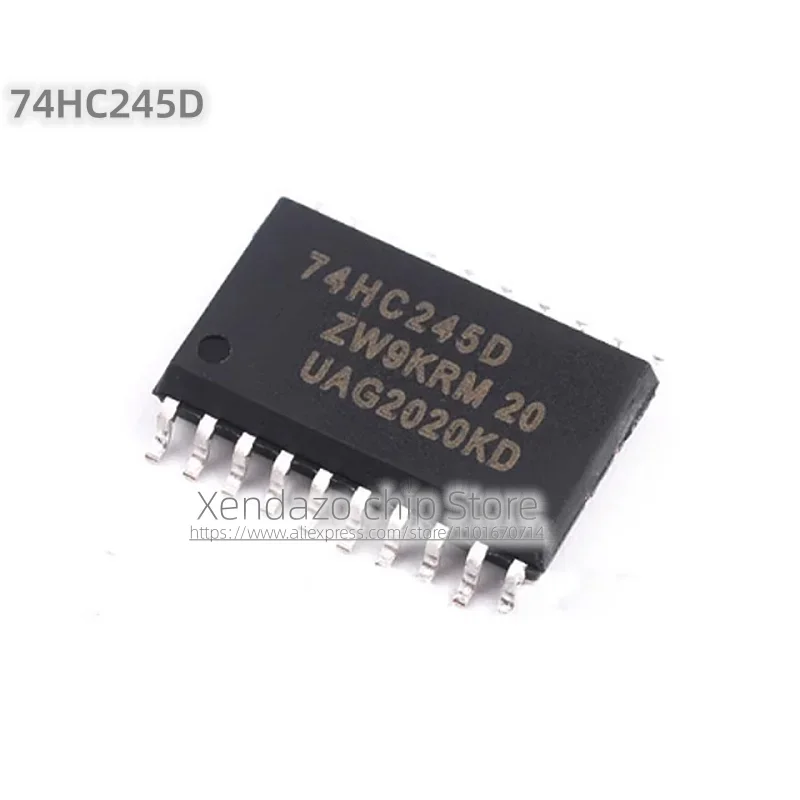 10pcs/lot 74HC245D 74HC245 Wide body SOP-20 package Original genuine Triple state output eight bus transceiver chip