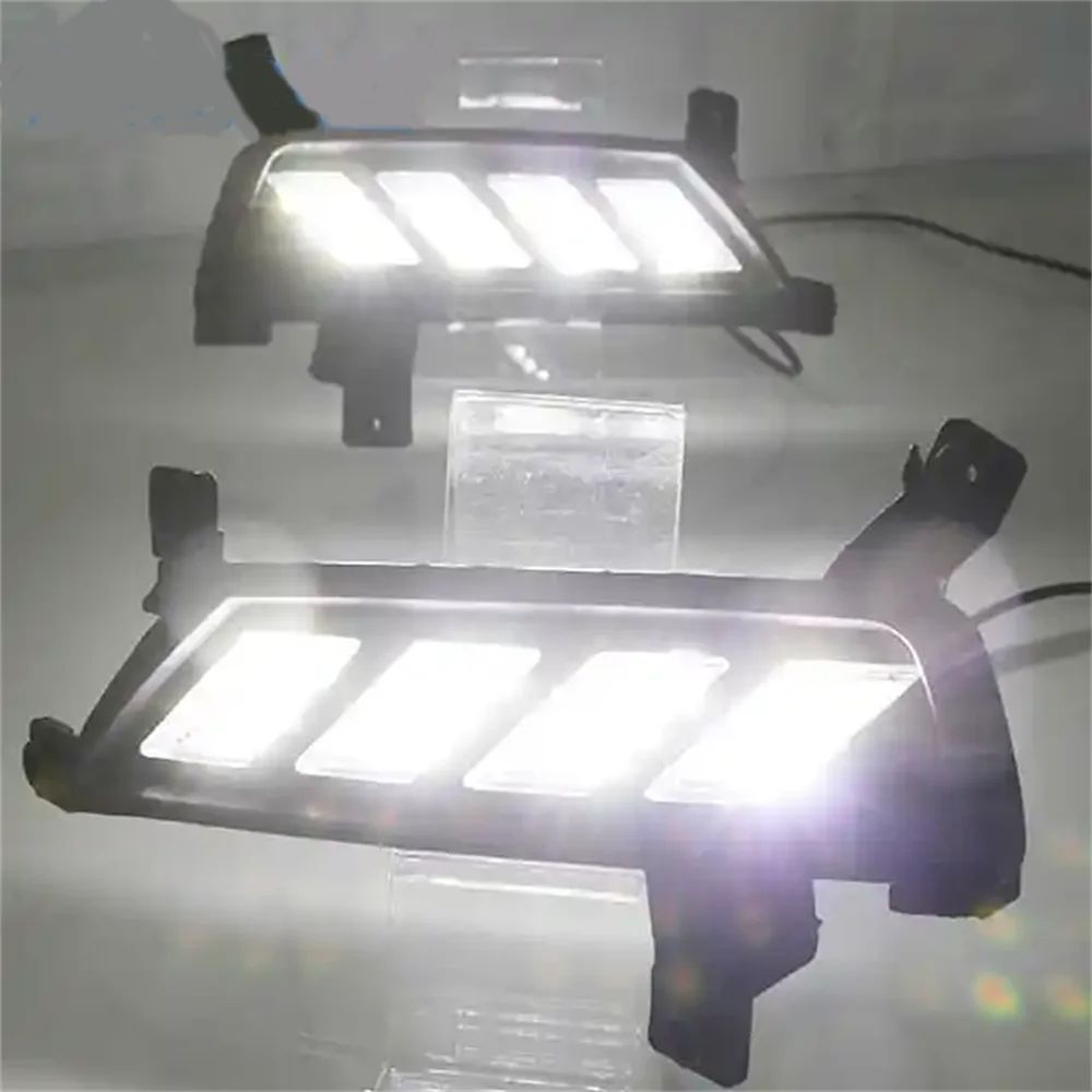 For MS ZS 2017 2018 2019 Daytime Running Light Led Front Fog Lamp Drl Waterproof 12V Daylight