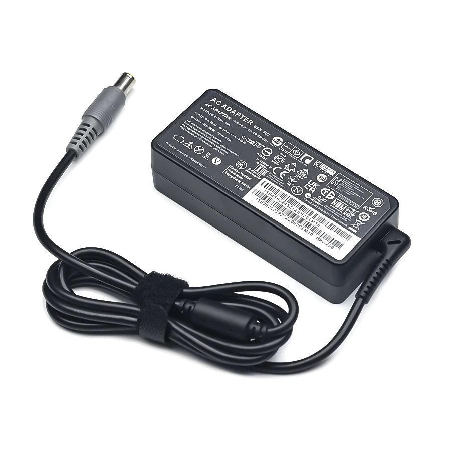 20V 3.25A 65W Charger For Lenovo Thinkpad Edge E130 E335 E430 E435 E530  SL510 T520 X120Laptop AC Adapter Power Supply Cord