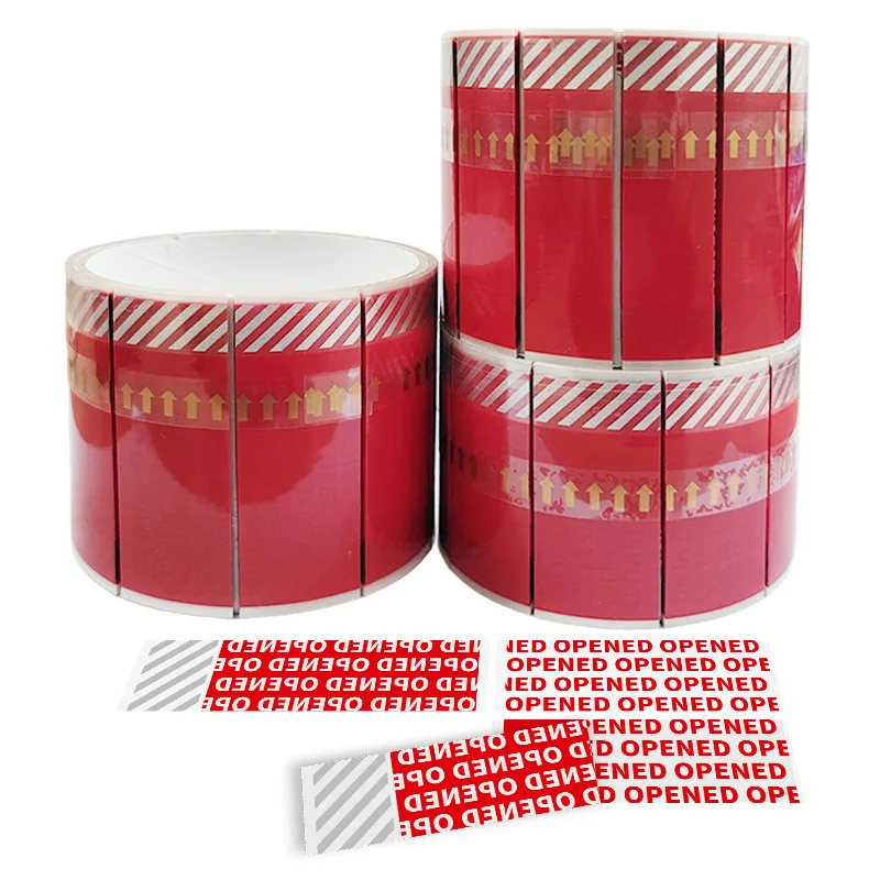 Void Anti-counterfeiting Label Disposable Blank Sealing Sticker Tear Up Invalid Opening Sticker Security Label Sticker