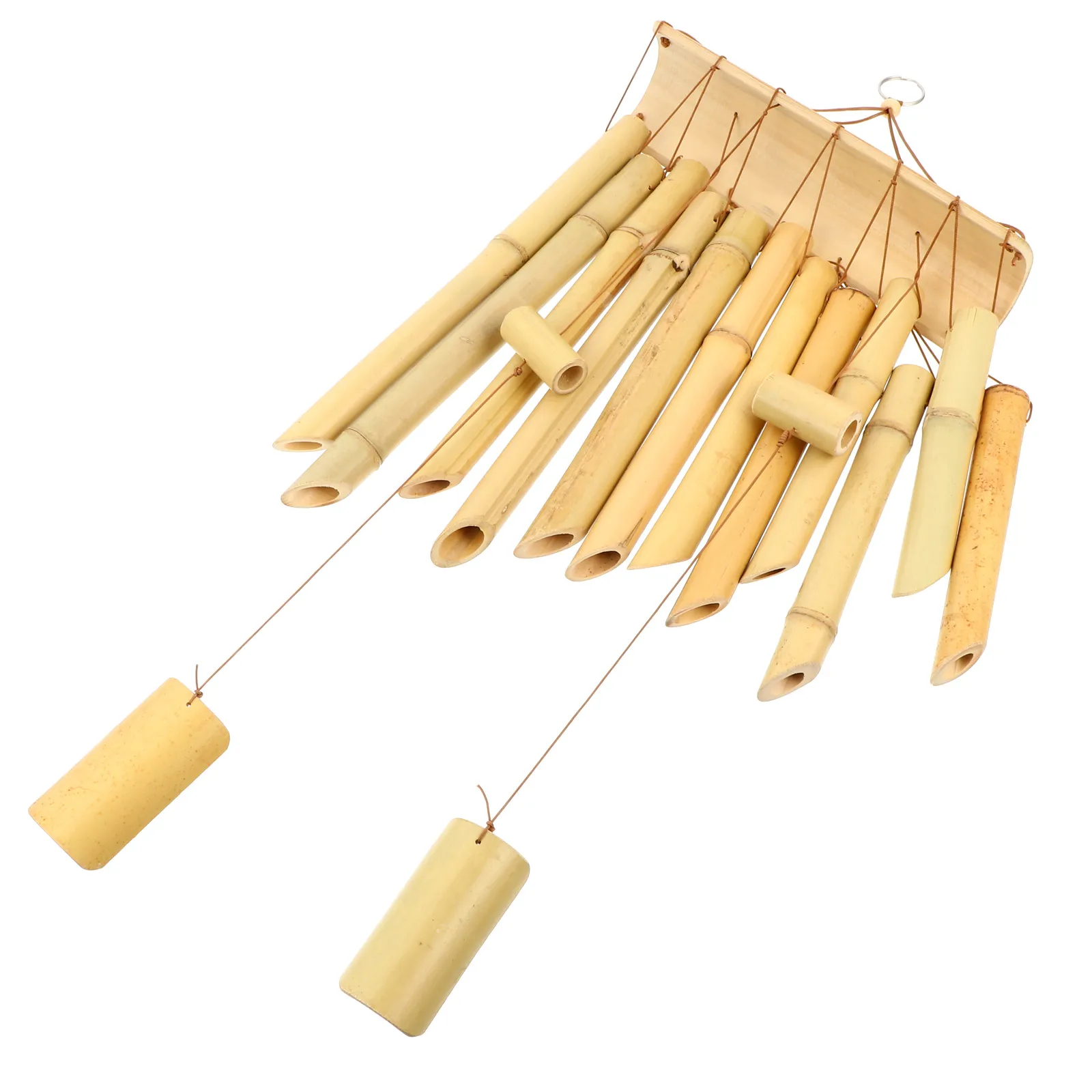 

1pc Bamboo Wind Chimes Pendant Decor Beautiful Melody Hanging Wind Bell Outdoor Garden Wall Room Decorative