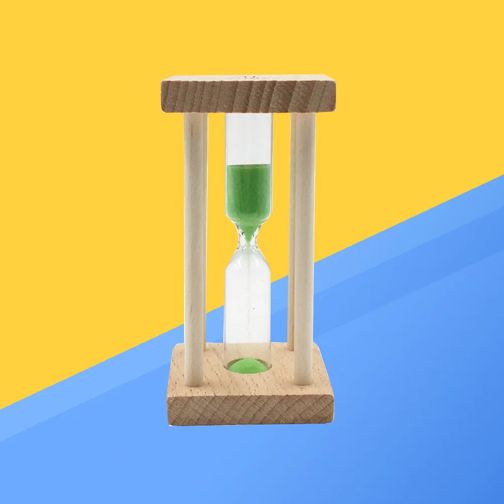 

Mini Hourglass Timer Sandglass One Minute Sand Timer Sand Clock Home Decor Kids Gift (Green Sand) sand hourglass