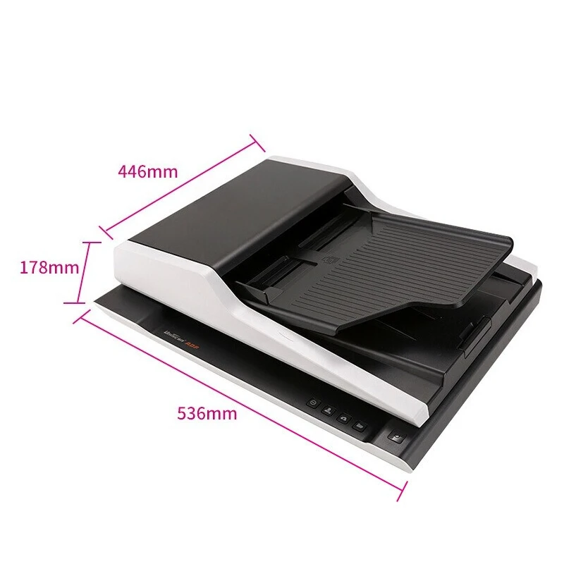 Paper feed scanner, automatic high-speed document delivery