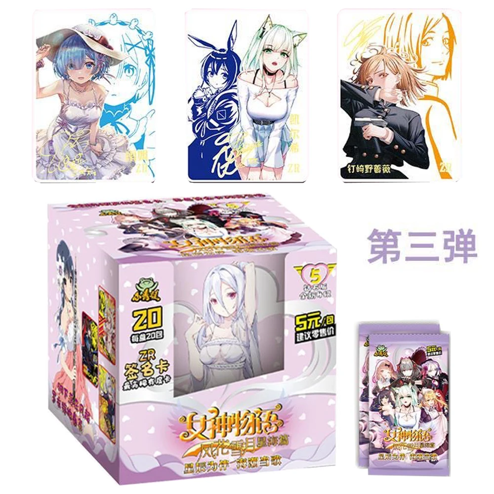 New Goddess Story Collection Cards NS-5M03 series Full Set Booster Box Anime Girl Tcg Game Card