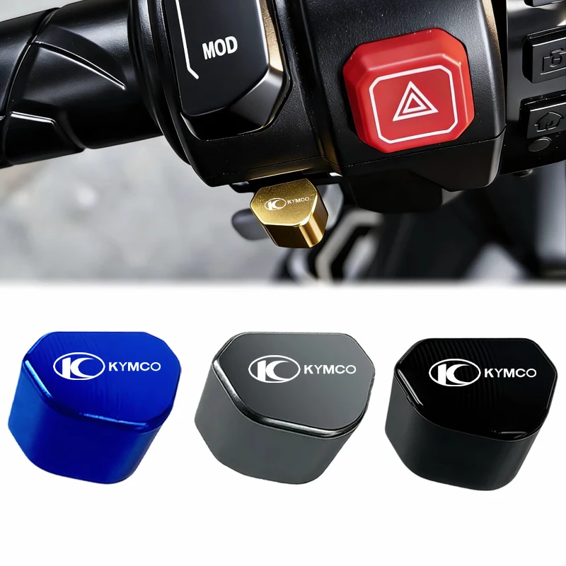

Motorcycle turn signal switch button modification turn key cap For Kymco Xciting 300 Downtown 125I 200I 300I 350I Xtown 125