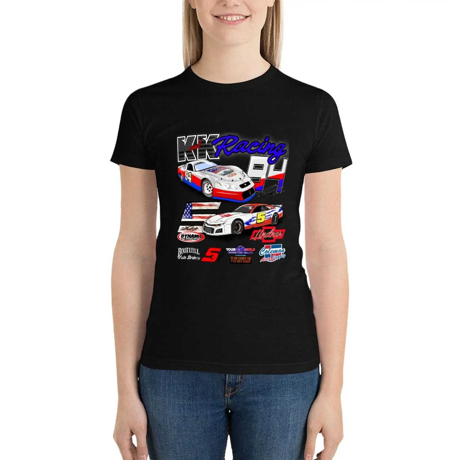 K&K RACING 2023 T-Shirt tees Blouse anime clothes t-shirt dress for Women graphic