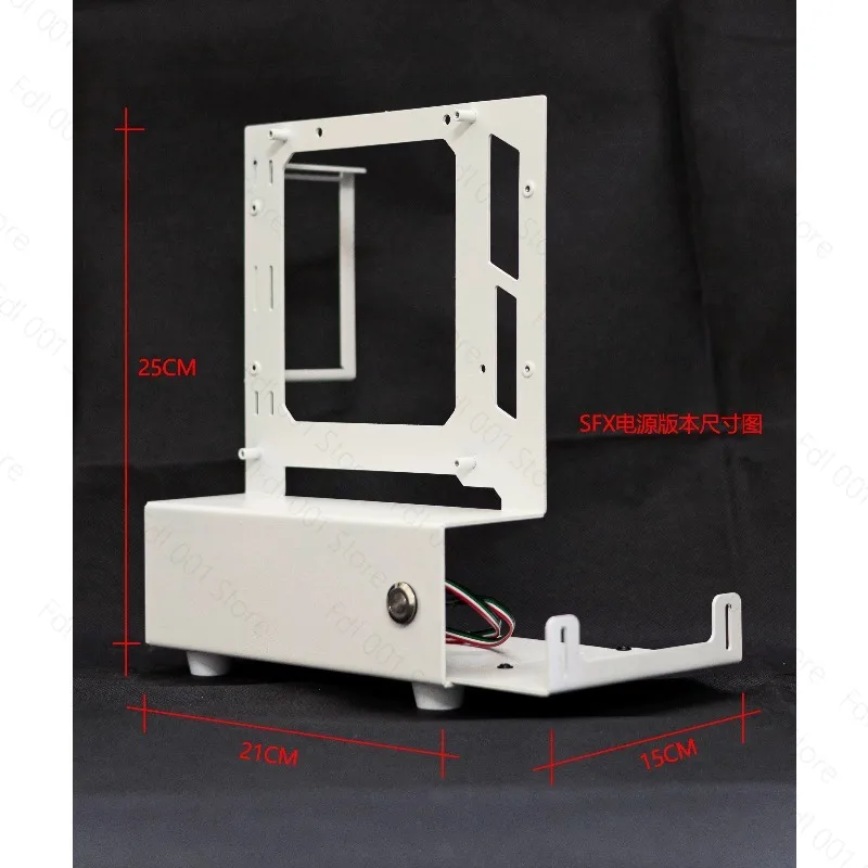 Aluminum alloy ITX open chassis, mini chassis, portable host, high-quality, simple and beautiful sea view room