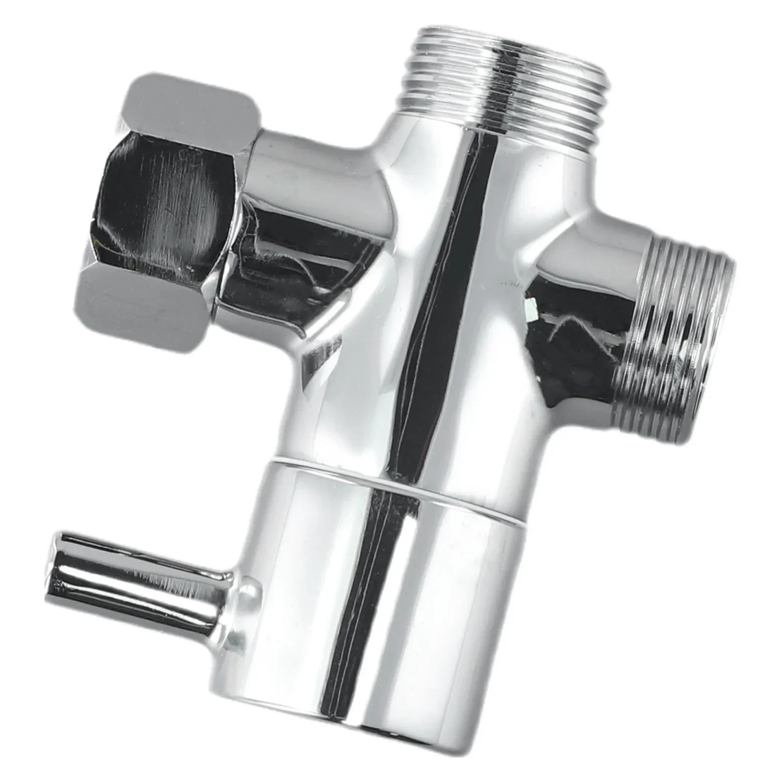 

3-Way Diverter Valve Home 0.6-1.5mpa Kitchen 1pcs Mixer Tap Shower Head Angle Valve T-Adapter Bath Water Brass