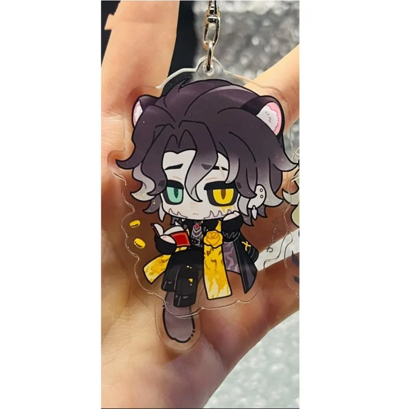 Identity V Q-version Horror Game Character Keychain Hermit Prisoner Acrylic Pendant for Bags Perfect Gift for Car Key Bag Fans