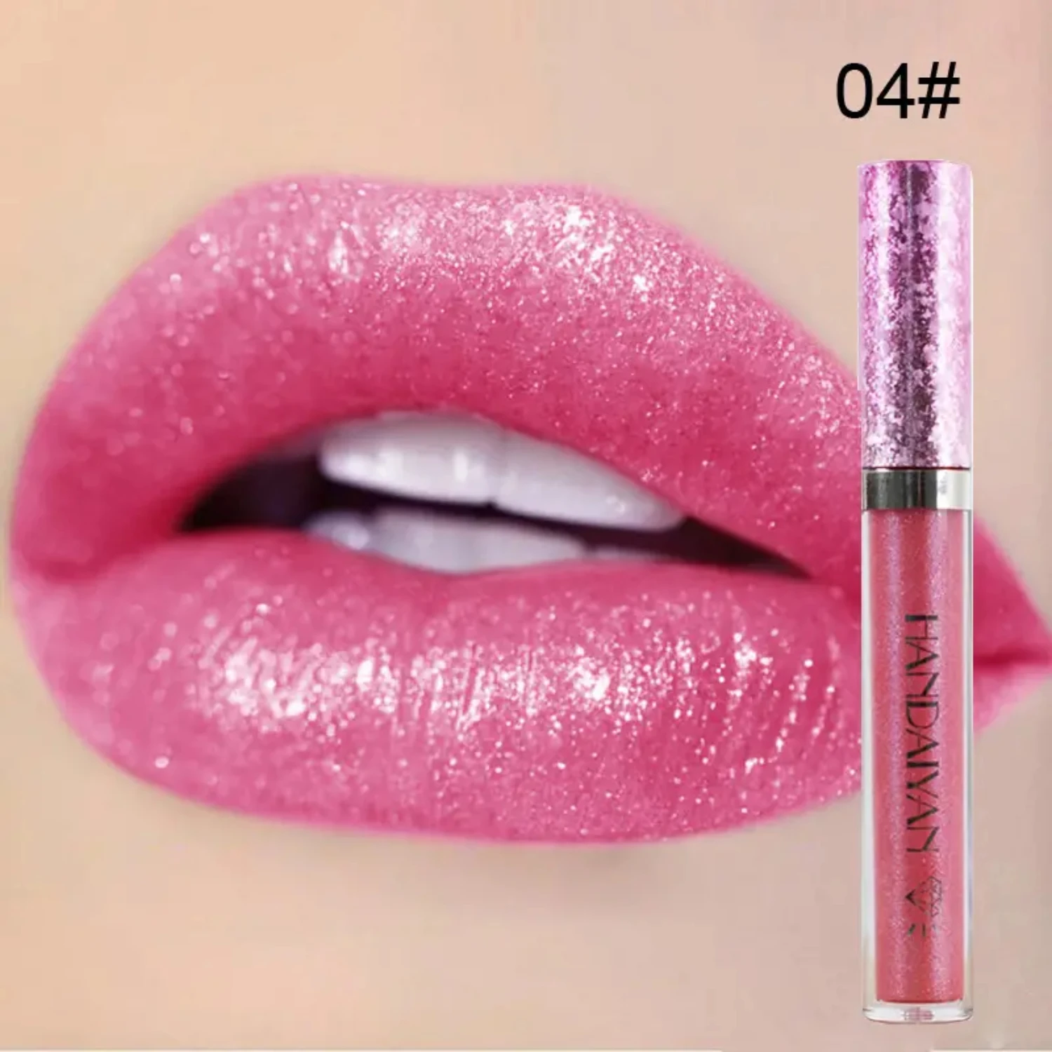 12-Color Shiny Long Lasting Waterproof Lip Gloss Makeup with Liquid Lipstick Tint