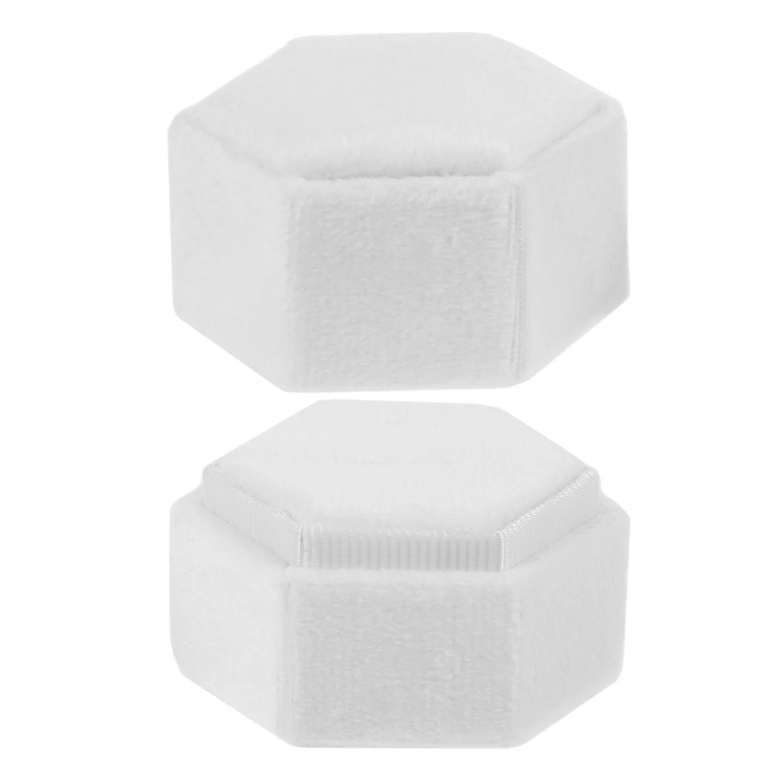 

Charming Wedding Ring Box for Engagement and Proposal Decorative Jewelry Case for Desk and Bedroom Velvet Ring Box