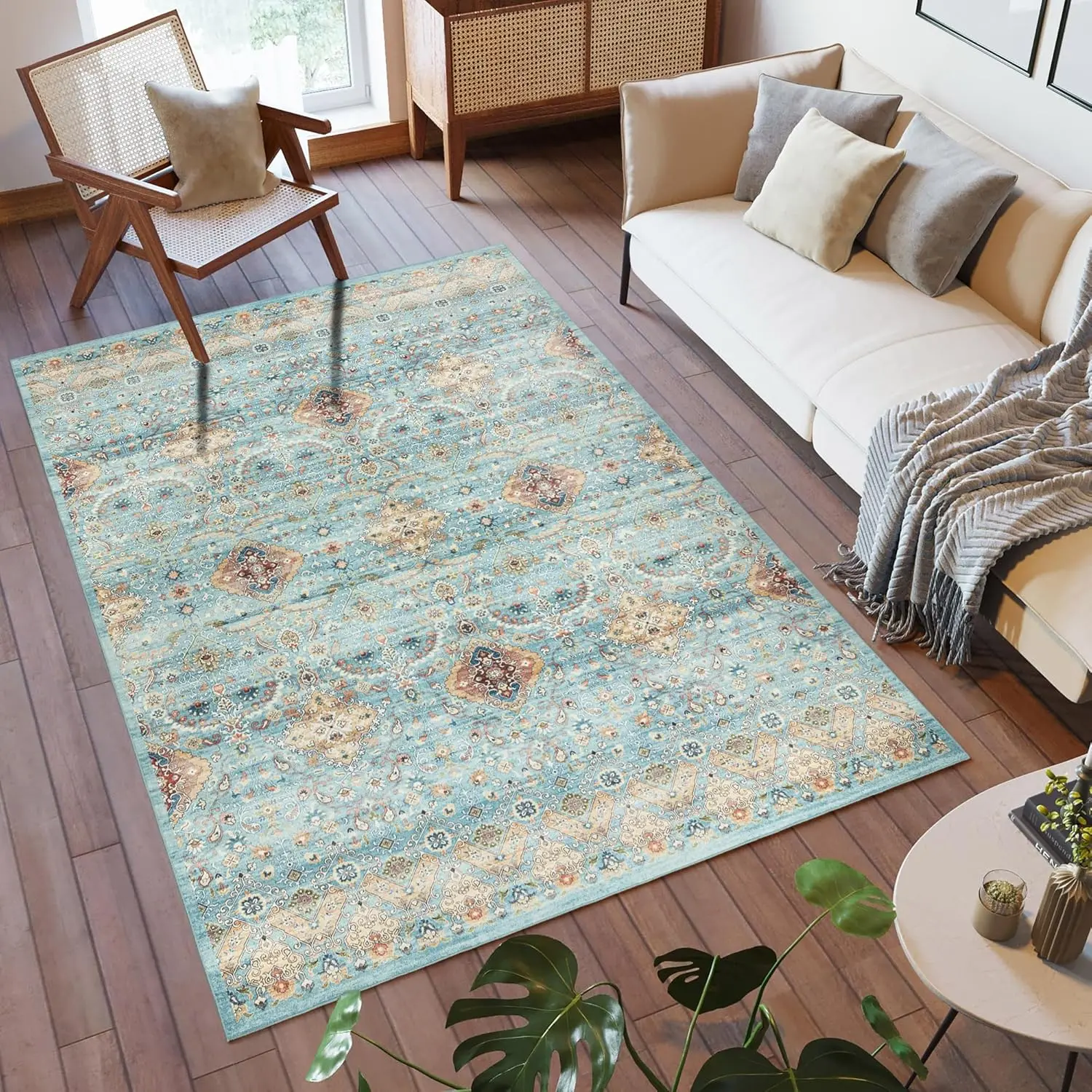 Tapete estampado moderno de cor clara, decoração para casa, sala de estar, sofá, quarto, cabeceira, macio, cozinha, mesa de jantar