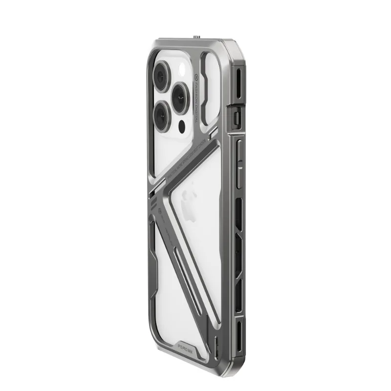 Titanium Alloy Phone Case for Phone 14 15 Pro Max Case Metal Removable Shell Armor Shockproof Mobile Phone Protect Full Cover