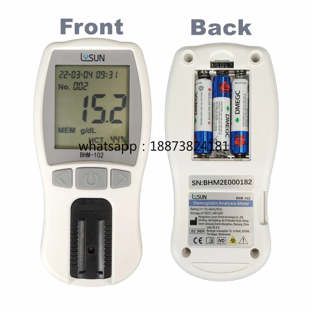 Hemoglobin System to test Hemoglobin and Analyzer for Clinic Testing Hemoglobin  Meter fast shipping