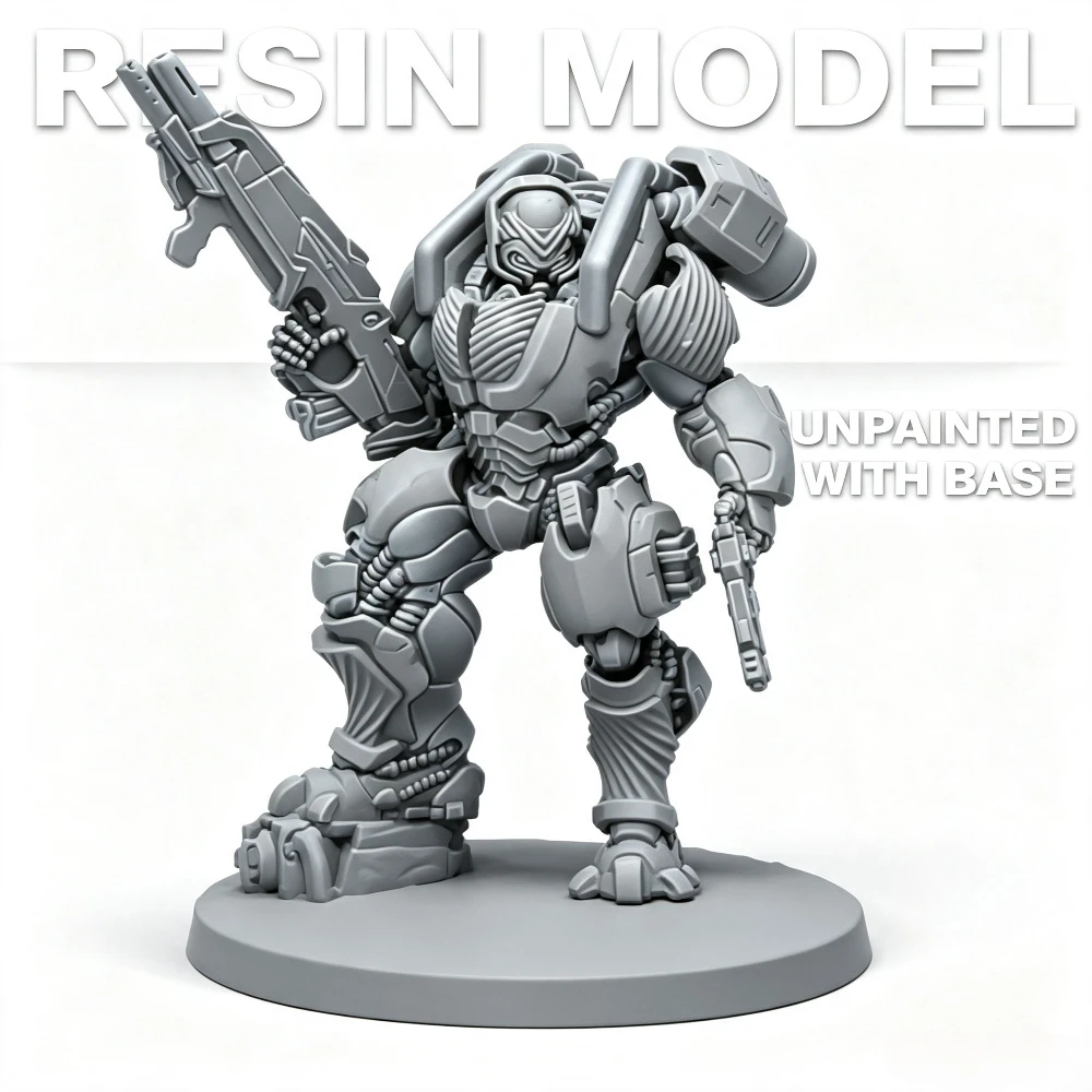 Rare Resin M Ó W Á Ng Troops Limited Edition Unpainted Die-casting Resin Model Kit, Including Base, DIY Model Kit
