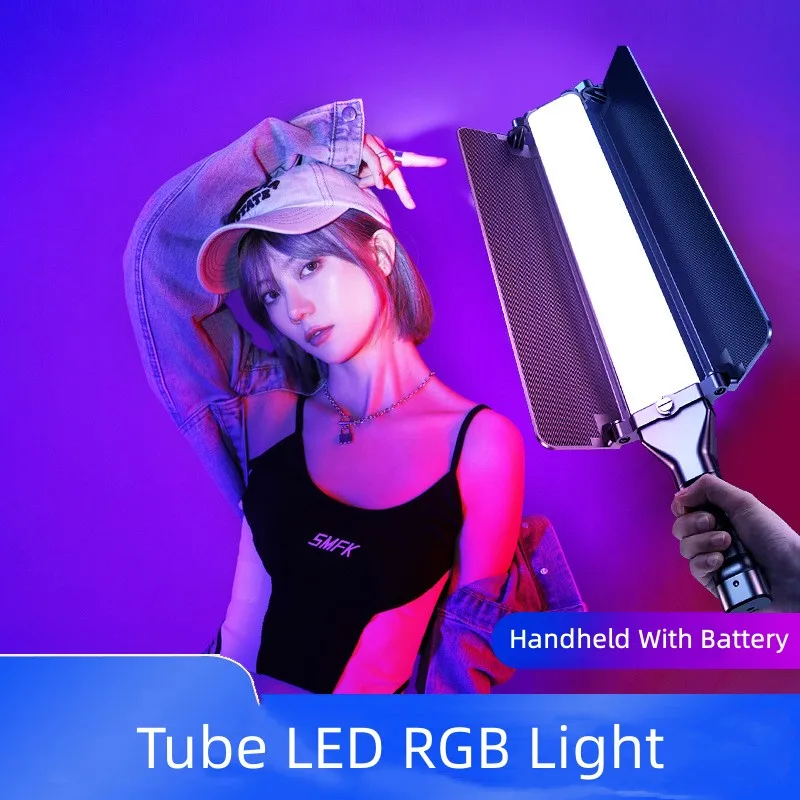 

65CM LED RGB Video Light Baton Remote Control 3000K-6000K 39 Colors Studio Photo Lighting Bar For Youtube TikTok Vlog