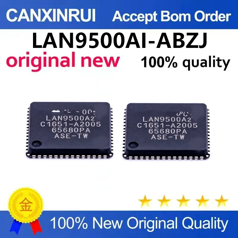 (5pcs-100pcs)Brand new original LAN9500AI-ABZJ QFN-56 Ethernet controller chip