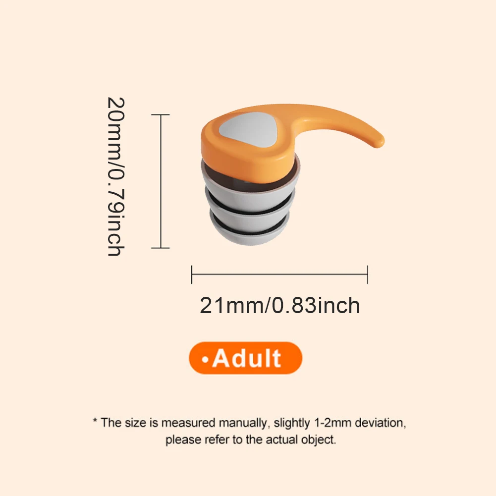 Silikon-Ohr stöpsel zur Geräusch reduzierung wieder verwendbare wasserdichte, schall dichte Ohr stöpsel