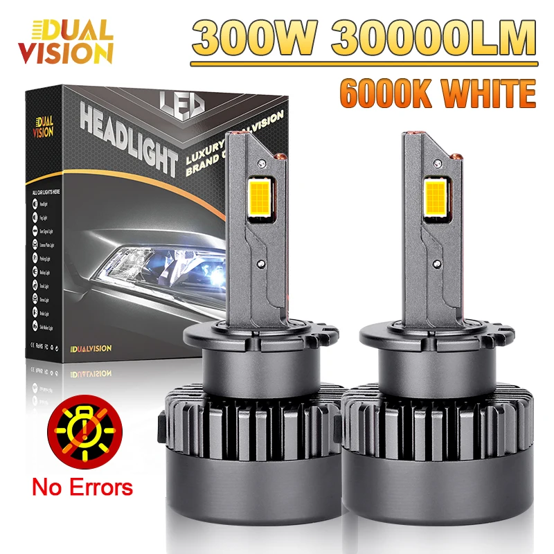 

Светодиодная фара Dualvision D2S D4S 6000K CANBUS D1S D3S D5S D8S D1R D2R D3R D4R D1C D2H D2C Двусторонняя 9570 CSP Plug&Play Xenon HID