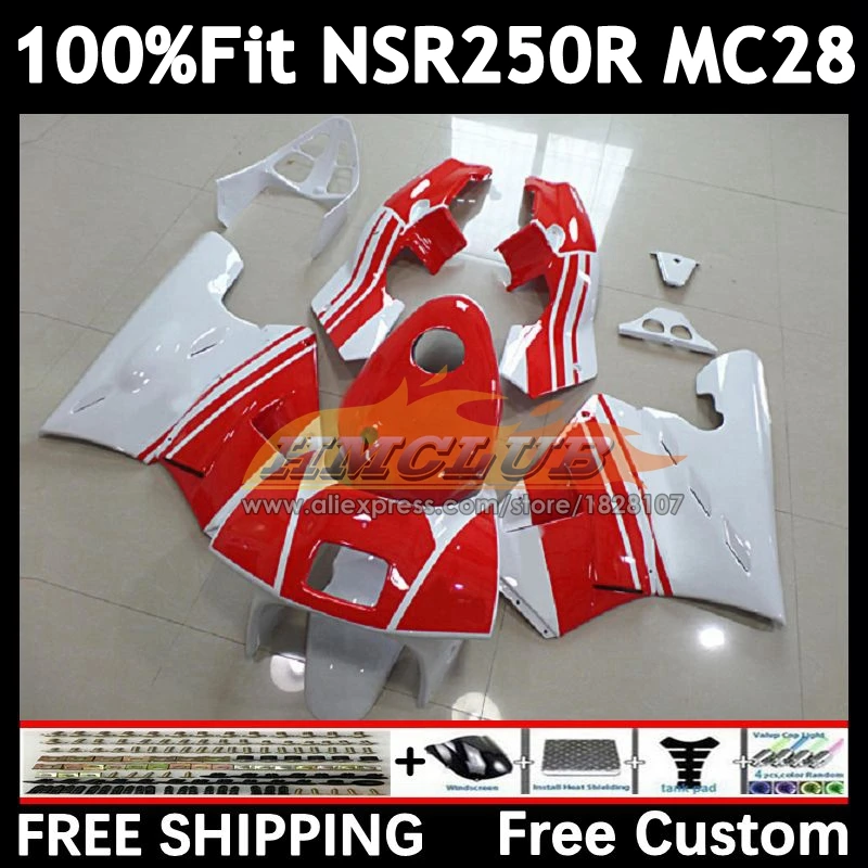 Injection For HONDA MC28 NSR250R 94 95 96 97 99 95No.23 NSR 250 250R NSR250 R 1994 1995 1996 1997 1998 1999 white red Fairing