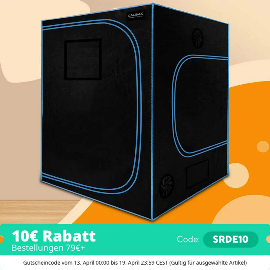 Serre de culture/platine de culture 150x150x200cm, avec fenêtres de ventilation, plateau de base, utilisée pour les plantes hydroponiques d'intérieur