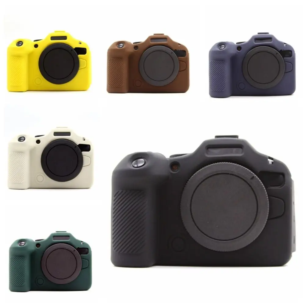 Silicone Camera Sleeve Case Fully Protected Anti-fall Soft Shell Dustproof Shockproof for Canon EOSR6 Mark III
