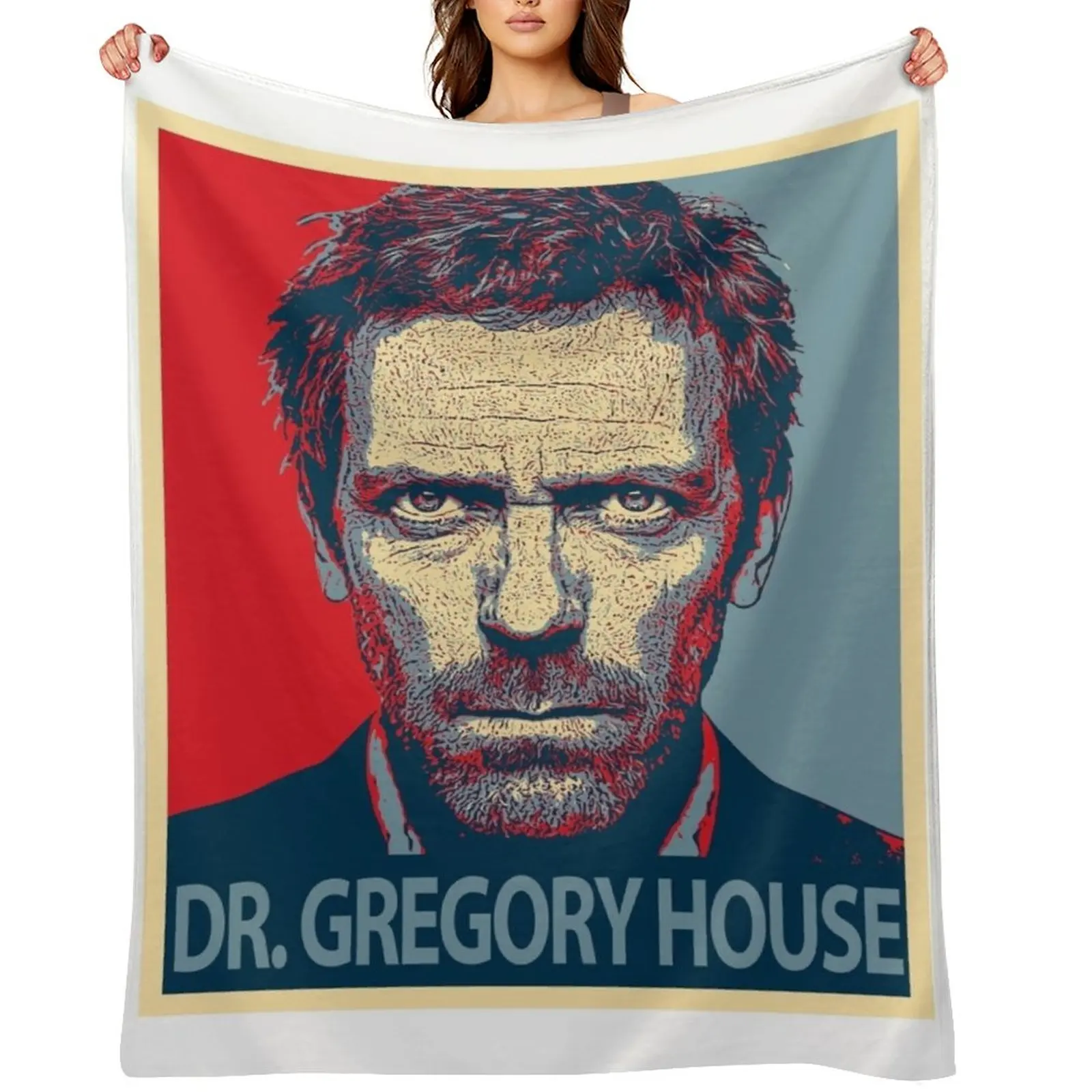 

Dr Gregory House Throw Blanket warm for winter for winter Large anime Blankets