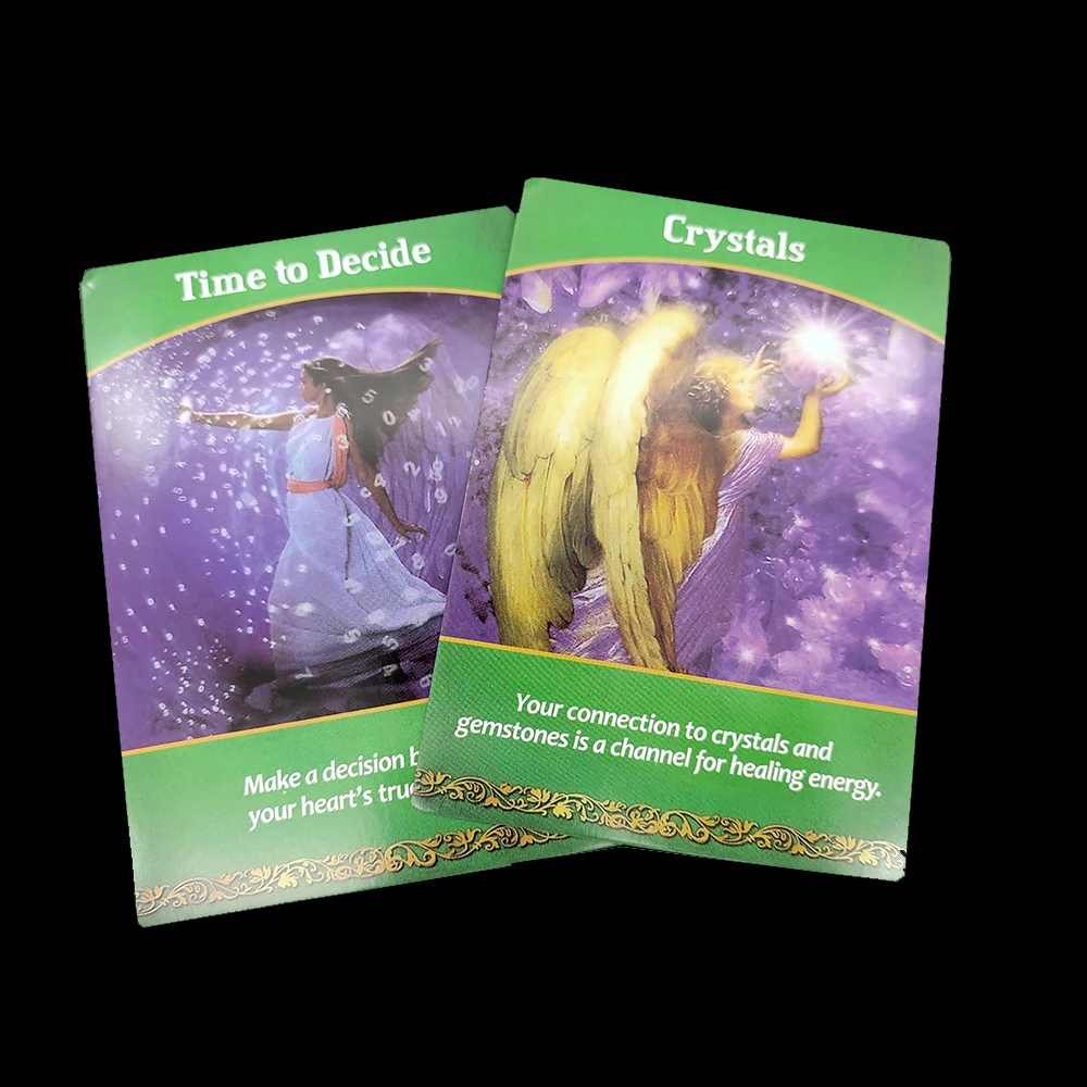 12X8CM Doreen Virtue Life Purpose Oracle Cardis 44 Cards With Paper Guidebook  appropriate for beginners as well as those