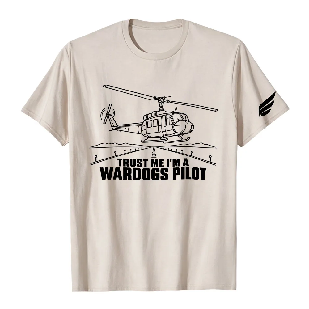 Vertrau mir, ich bin ein Pilot der WARDOGS – T-Shirt für Männer und Frauen, mit Hubschrauber-Motiv, kurzärmelig, aus Baumwolle, lässiger Schnitt, weiches Material, Rundhalsausschnitt, unisex. – Detail 6