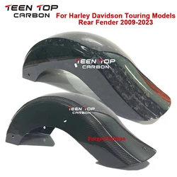 Carbon Fiber Motorcycle Rear Mudguard For Harley CVO Street Road Glide Special Touring Models Rear Fender Guard Cover 2009-2023