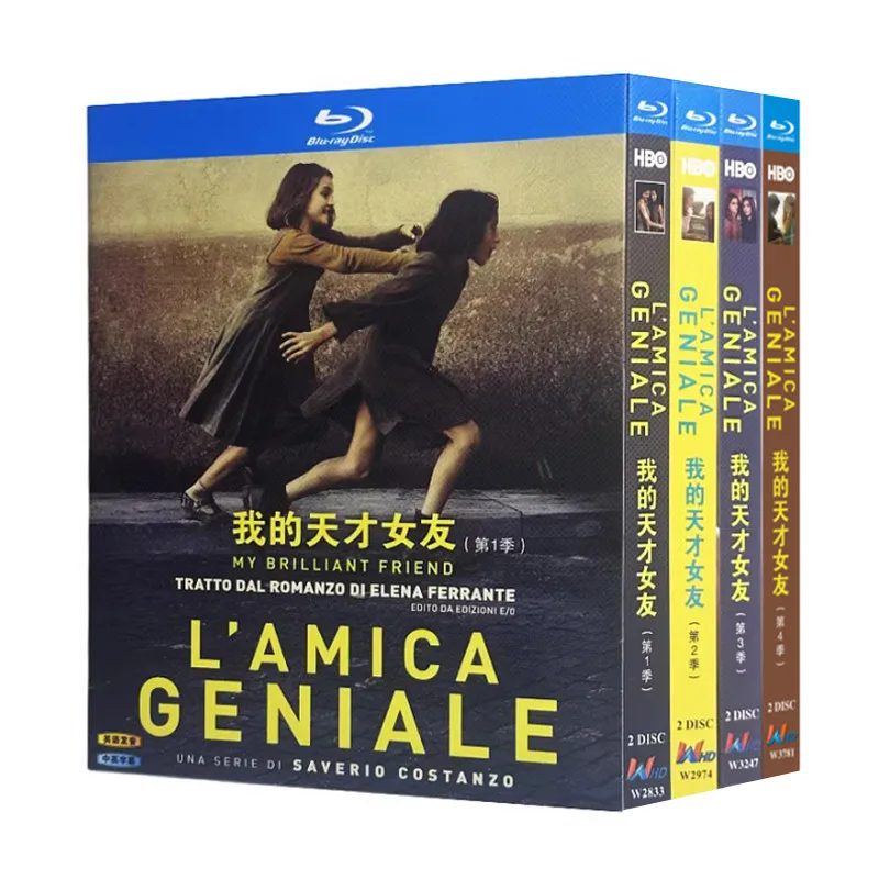 

Blu-ray Ultra HD: Итальянский сериал «Мой блестящий друг», сезоны 1-4, BD-бокс-сет
