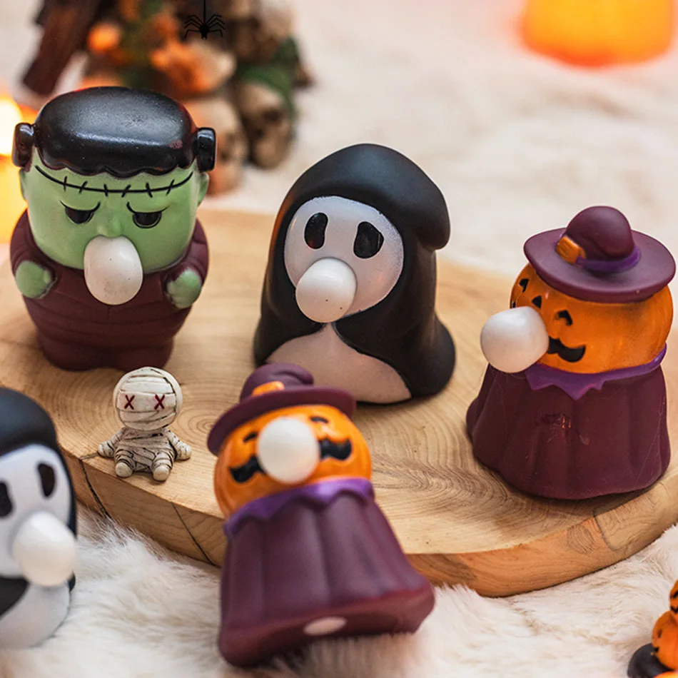 Bestseller Halloween Pumpkin Ghost Bubble Squeeze Toy Creative Party Decor Ornament Ideal Gift Choice