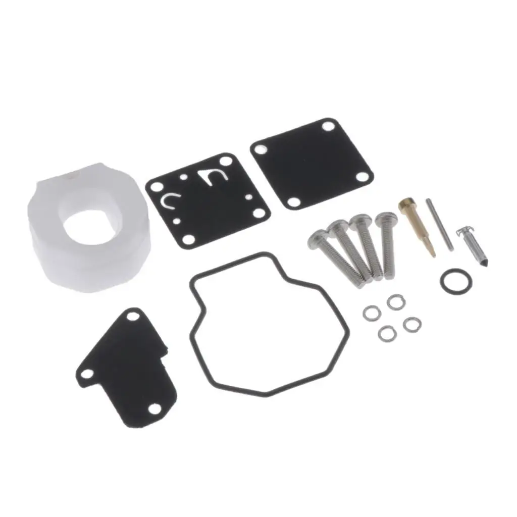 Complete Carburetor Repair Kit for Yamaha 4HP 5HP Outboard Motor Plastic Rebuild Replacement